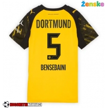 Ženske Nogometnih dresov Borussia Dortmund Ramy Bensebaini #5 Domači 2025-26 Kratki rokavi
